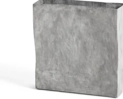 Vase en métal blanc 19x6x19 cm Tide - Serax