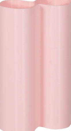 Vase en plastique recyclé rose 11x6x18cm Alvaro - WARREN ET LAETICIA