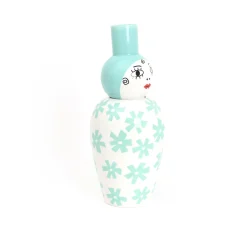 Vase en porcelaine avec couvercle bleu 17.2 x 41.6 cm Le Canopie Zita - Seletti