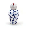 Vase en porcelaine bleu 17x25,5cm Canopie zoé - Seletti