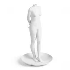 Vase en porcelaine fine blanche 16x16cm La timida - Seletti