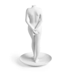Vase en porcelaine fine blanche 16x16cm La timida - Seletti