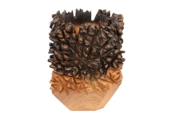 Vase en teck naturel bicolore 30x40cm Sui - Versmissen