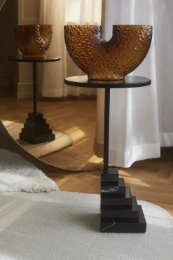 Vase en verre ambre 19 cm Arura - AYTM