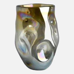 Vase en verre ambre 30 cm Collision - Pols Potten
