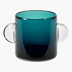 Vase en verre bleu foncé Wind & Fire - Serax