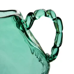 Vase en verre cristal vert Gemstone amfora - HKLIVING