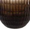 Vase en verre fumé soufflé à la bouche 30x42,5cm - Versmissen
