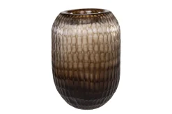 Vase en verre fumé soufflé à la bouche 30x42,5cm - Versmissen