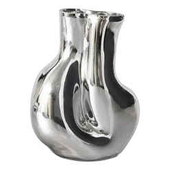 Vase en verre Gleam Chrome - HKLIVING