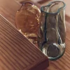 Vase en verre Gleam Olive - HKLIVING
