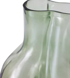 Vase en verre Gleam Olive - HKLIVING