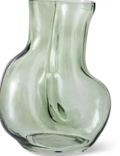 Vase en verre Gleam Olive - HKLIVING