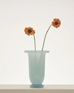 Vase en verre jaune 14x21cm Empire - Hay
