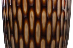 Vase en verre marron soufflé à la bouche 31x47,5cm - Versmissen