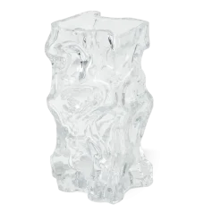 Vase en verre recyclé trasnparent 16x15x29cm Ice - Pols Potten