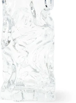 Vase en verre recyclé trasnparent 16x15x29cm Ice - Pols Potten