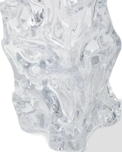 Vase en verre recyclé trasnparent 16x15x29cm Ice - Pols Potten