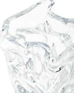 Vase en verre recyclé trasnparent 16x15x29cm Ice - Pols Potten