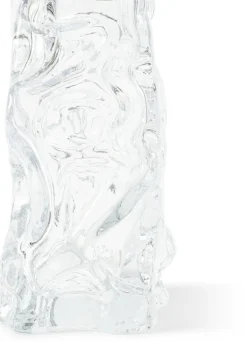 Vase en verre recyclé trasnparent 16x15x29cm Ice - Pols Potten