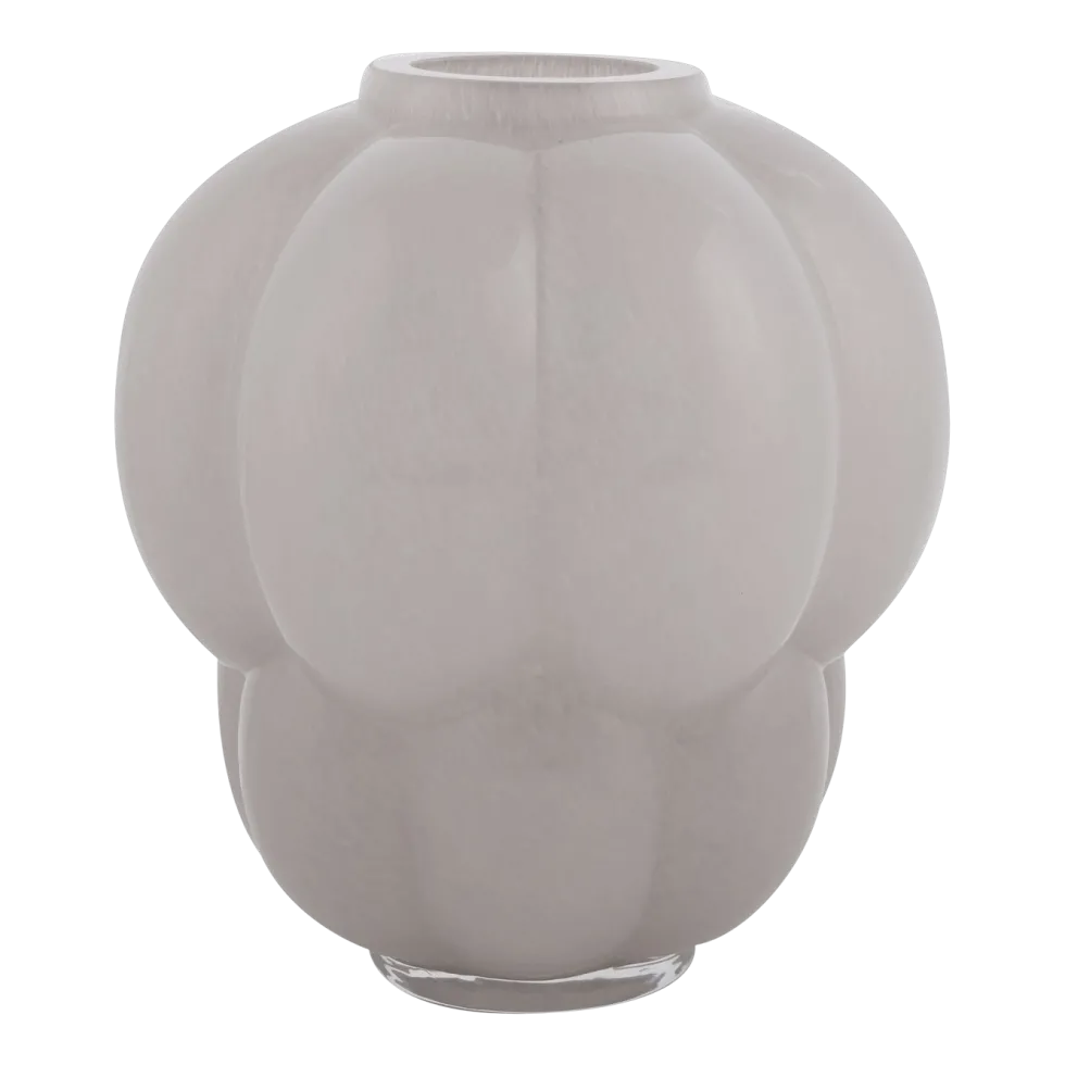 Vase en verre rose pâle 20x22cm Uva - AYTM