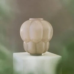 Vase en verre rose pâle 35 x 32 cm Uva L - AYTM