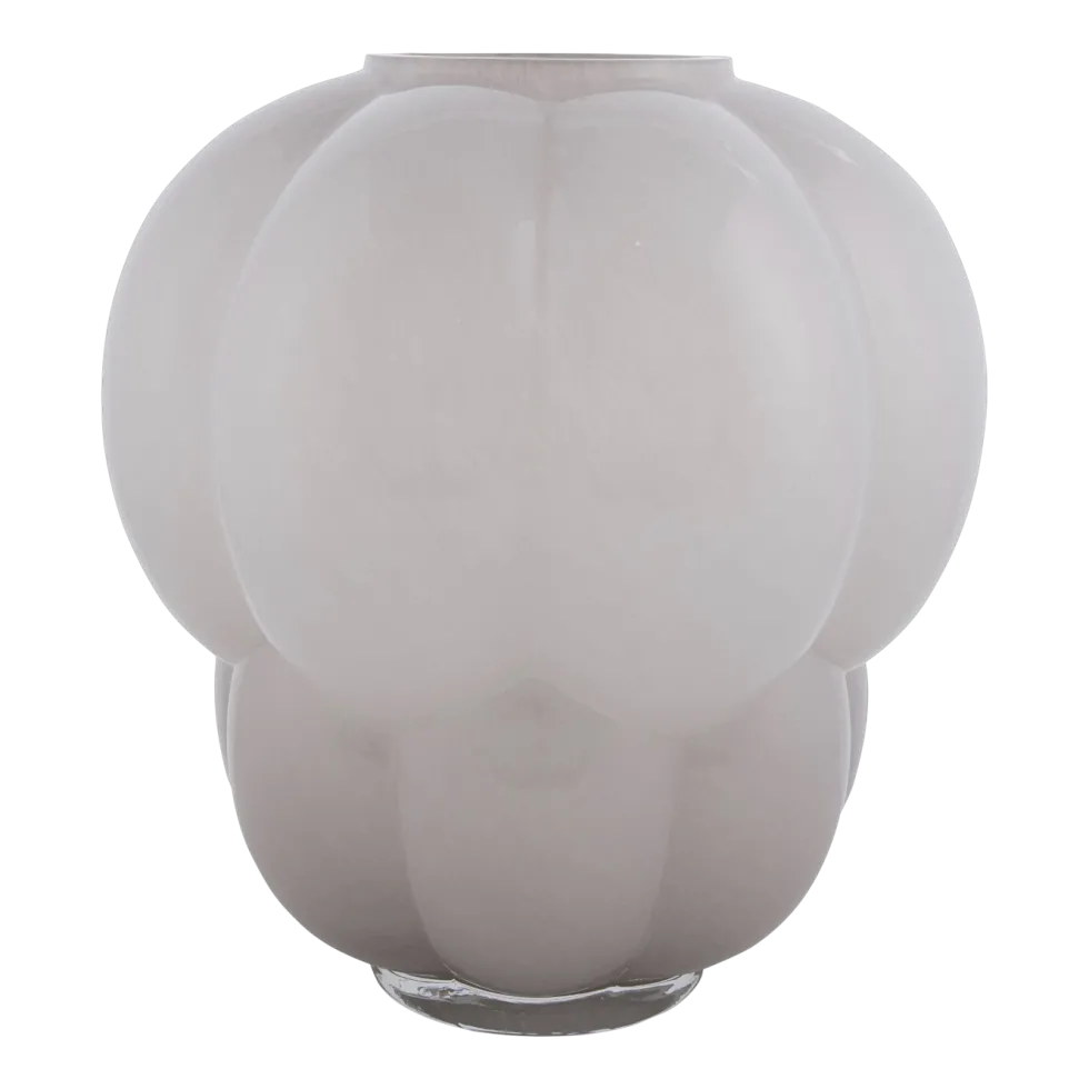 Vase en verre rose pâle 35 x 32 cm Uva L - AYTM