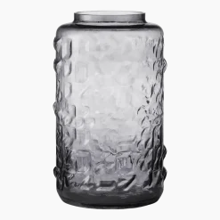Vase en verre soufflé gris 31 cm Tombola Grey - Normann Copenhagen