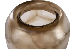 Vase en verre transparent marron 30x43cm Hurricane - Versmissen