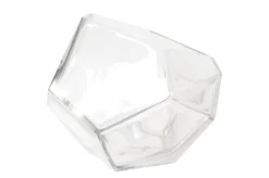 Vase en verre transparent massif 24,5x19,5cm Diamond - Versmissen