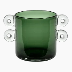 Vase en verre vert foncé Wind & Fire - Serax