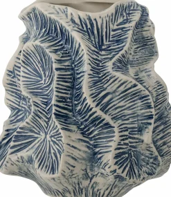 Vase Guxi Grès bleu - Bloomingville