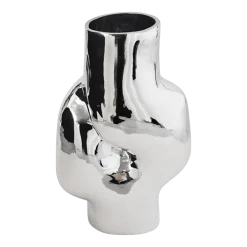 Vase haut en verre Gleam Chrome - HKLIVING
