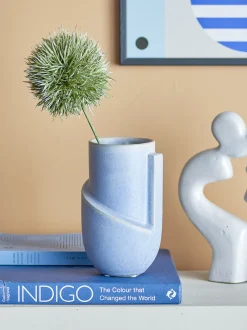 Vase Norbert Grès bleu - Bloomingville