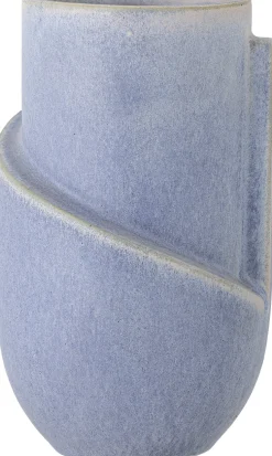 Vase Norbert Grès bleu - Bloomingville