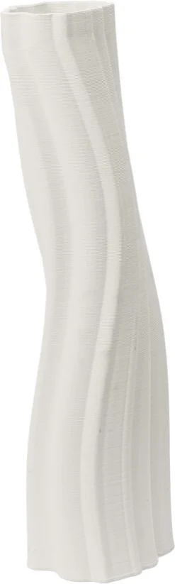 Vase organique en grès off-white 19,5x70cm Rylith - Ferm Living