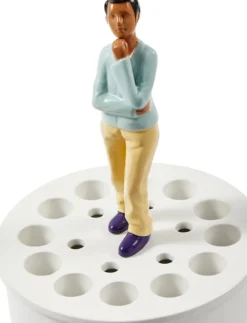 Vase pique fleurs en céramique blanche Daydream - Pols Potten