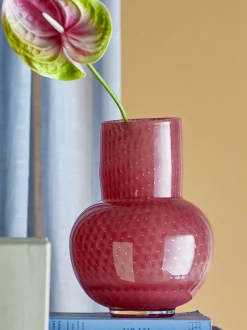 Vase Roscoe Verre Rose - Bloomingville