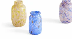 Vase rose et jaune Round L Splash - HAY