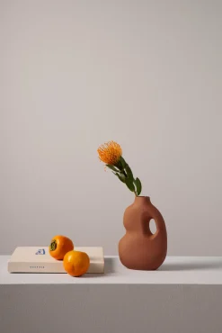 Vase rouille Aura II - Schneid Studio