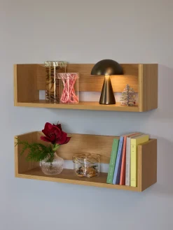 3 Vases en verre transparent Fuyu - Hübsch