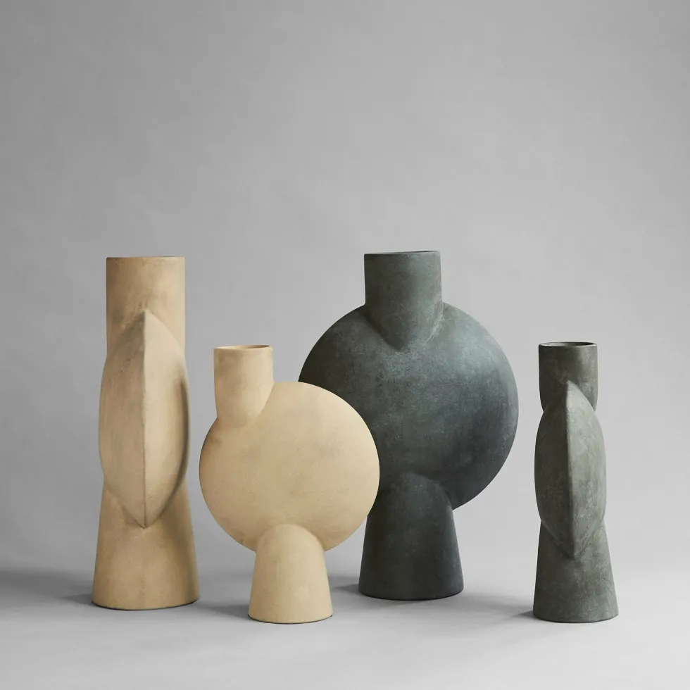 Vase sphérique terracotta 26 cm Bulb - 101 Copenhagen