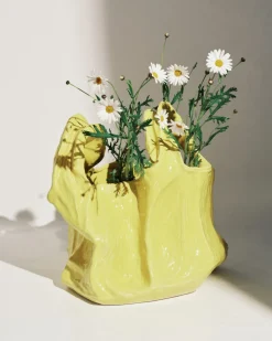 Vase S Yellow Gala