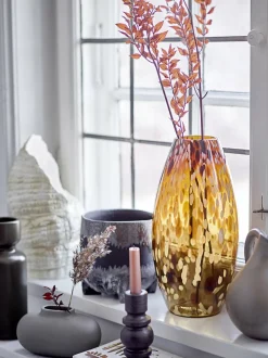 Vase Tezza Aluminium Gris - Bloomingville