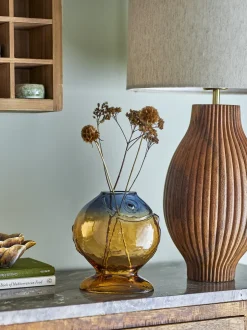 Vase Varga Verre Jaune - Bloomingville