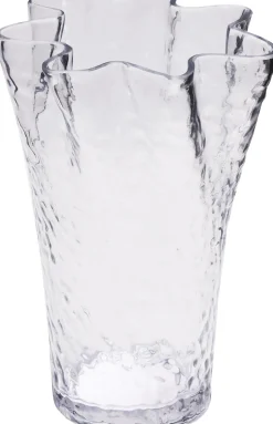 Vase à volants transparent Ruffle - Hübsch