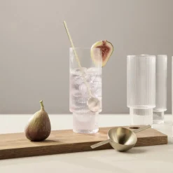 4 Verres à eau long drink Ripple - Ferm Living