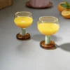 2 Verres en verre ambré 0,2l Cantine - &Klevering