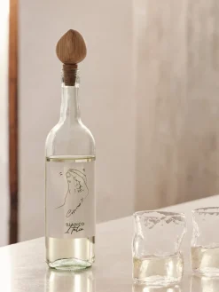 2 Verres en verre transparent 270ml Dimple - Ferm Living