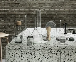 4 Verres gris transparent Low Corky - Muuto
